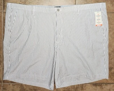 Pantalones Cortos Dockers Ultimate para Hombre Supreme Flex 54 Blanco Oliva Rayas Nuevos con Etiquetas Foto 1 de 4