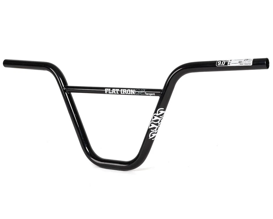 MANILLAR BMX TANGENT FLATIRON62 13 BUTTED CROMOLY 8" NEGRO Foto 1 de 1