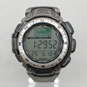 Reloj digital de cuarzo CASIO PRO TREK PRG-40 titanio para hombre Japón - Rango B - Imagen 1 de 7
