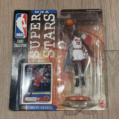NBA Court Collection Super Stars Michael Jordan 98/99 season White Jersey Card Cover