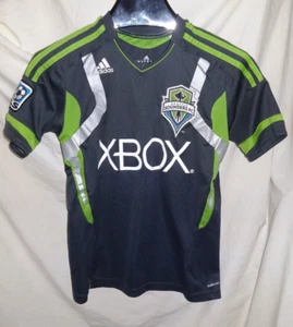 Adidas Seattle Sounders FC Soccer MLS Jersey Youth Medium - Picture 1 of 2
