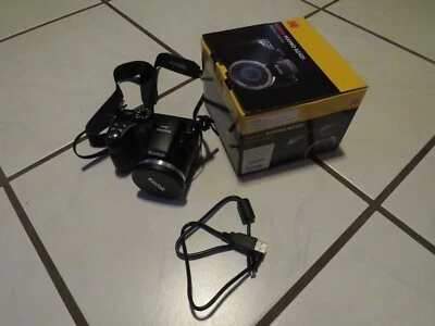 KODAK Pixpro AZ421 Kompaktkamera Schwarz / 16,1 MP, 42-fach optischer Zoom! NEU! - Bild 1 von 4