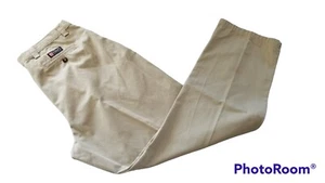 Pantaloni uomo Chaps Ralph Lauren vestibilità classica flat davanti kaki 38x34 (vestibilità 36x32) - Foto 1 di 8