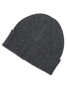 Gorro de punto SOBS en antracita de Cachemira RegEUR190 - Imagen 1 de 1