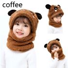 Panda Full Cover Fleece Kids Caps Scarf Hat Baby Stuff Ear Cap