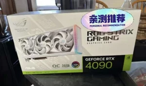 ASUS ROG Strix GeForce RTX 4090 24G GDDR6X bianco edizione originale scheda grafica gioco - Foto 1 di 7