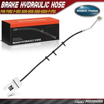 Manguera hidráulica de freno delantero derecho para Ford F-650 2016-2019 2021-2024 F-750 Foto 1 de 4