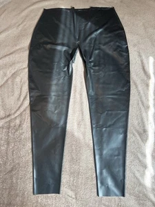 Latex Leggings Ouvert Strumpfhose in XXL schwarz / Gummi Bondage Fetisch wie NEU - Bild 1 von 8