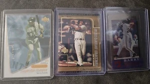 6 1994-01 BARRY BONDS INSERT CARD LOT UPPERDECK STUDIO FLEER CLEAR ASSETS GIANTS - Bild 1 von 2