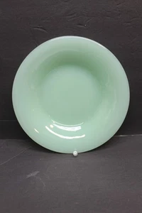 Vintage Jadeit 8-3/4" Zoll Salat oder Dessert Teller dickes schweres Glas - Bild 1 von 4