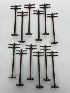Juego de 12 postes telefónicos Bachmann 6" - calibre O - Imagen 1 de 5