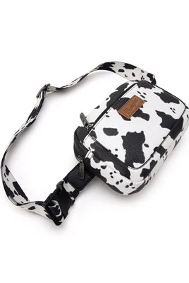 Wrangler Cow Print Fanny Pack Crossbody Belt Bag ( NEW ) Free Shipping! - Image 1 of 4