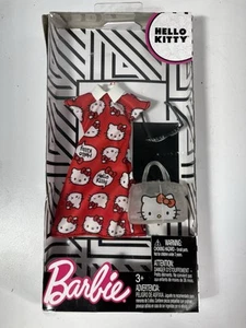 Barbie Hello Kitty Red Dress and Accessories Doll Fashion Clothes FLR67 - Picture 1 of 2