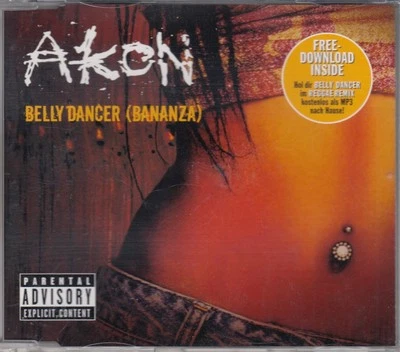 AKON Belly Dancer (Bananza) MCD 2005 RAR & WIE NEU Enhanced Multimedia Video Hip - Bild 1 von 4