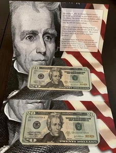 Series 2004 $20 New York Notes - Sequential Low Serial #'s 00000703A & 704A - Picture 1 of 4