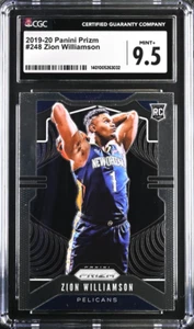 Zion Williamson 2019-20 Panini Prizm Rookie Card #248 CGC 9.5 - Picture 1 of 2