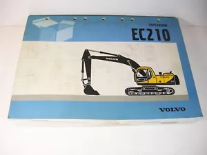 VOLVO EC210 Excavator Crawler Tractor Parts Manual Book List Catalog  - Picture 1 of 5