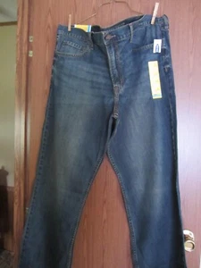 Old Navy Men's Faded Jeans Boot Cut 42 x 32 New With Tags - Picture 1 of 5
