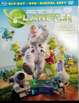 Planet 51 | Blu-Ray | Dwane The Rock Johnson | Jessica Biel | Animation | Comedy - Image 1 of 2
