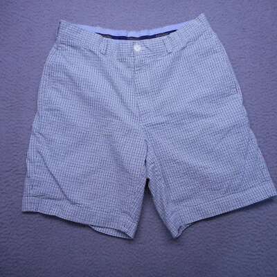 Pantalones Cortos Brooks Brothers Para Hombre 33 Blanco Azul Verde A Cuadros Seersucker Golf Informales Foto 1 de 4