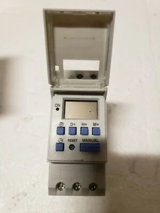 THC15A DC12V16A Digital LCD DIN Programmable Weekly Rail Timer LOT OF 2 - Picture 1 of 3