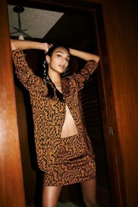 New Free People Beatrice Set Size 0 MSRP: $168 jacket + Skirt - Picture 1 of 6