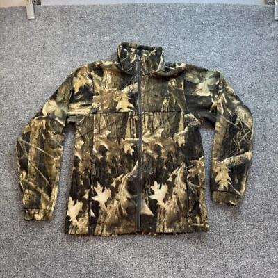 Columbia Childs kids 18 20 jacket coat camo fleece zip pockets warm - Image 1 of 4