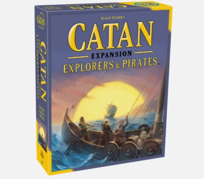 New Catan: Explorers & Pirates Expansion | Adventure Board Game for 3-4 Players - Image 1 of 4