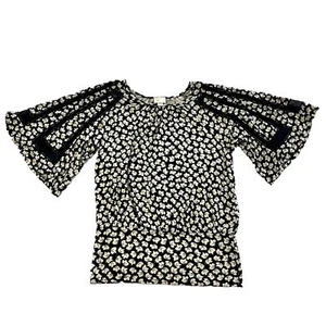 Anthropologie Postmark Floral Bell Sleeve Blouse Womens XS Prairie Boho Shirt - Picture 1 of 10