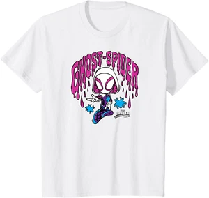 Kids Spidey And His Amazing Friend - Ghost Spider Scribble T-Shirt Gift S-4XL - Picture 1 of 6