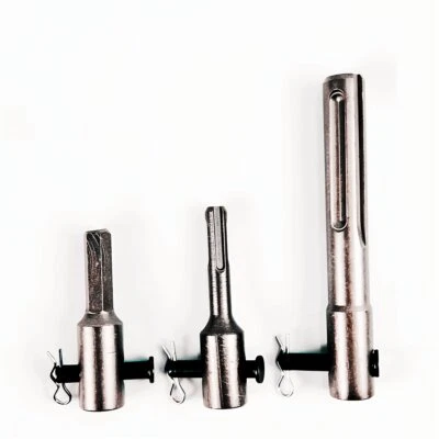 WEISCHER Adapter für Erdbohrer passend für SDS Plus / Max / Hex Bohrmaschine