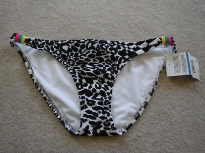 NWT Hobie Black White Butterfly Hipster Bikini Bottoms Sz XL - Image 1 of 4