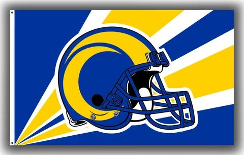 Los Angeles RAMS Football Team Memorable Flag 90x150cm 3x5ft  Fan Best Banner Cover