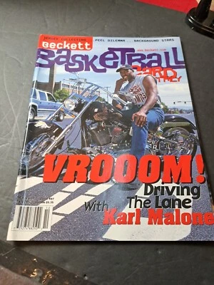 Revista mensual de baloncesto Beckett de octubre de 1997 #87 Karl Malone usada Foto 1 de 3