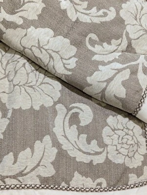 CROSCILL Anessa Jacquard Chenille 2 STANDARD QUEEN PILLOW SHAMS PAIR Zip New - Image 1 of 4