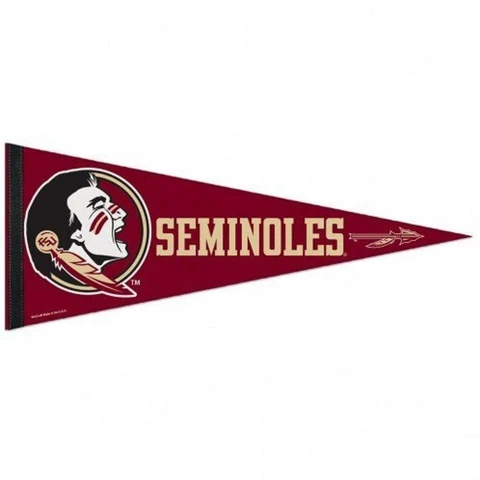 Florida State Seminoles 12x30 Premium Wool Pennant [NEW] Sign Banner Wall Cave Cover
