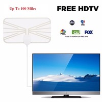 Amplified HD TV Antenna Free Channels Cut Cable Live Wave HDTV Signal Receiver 