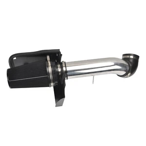 Kit de admisión de aire frío de 4" + protector térmico apto para Chevy GMC V8 99-07 4,8 L/5,3 L/6,0 L negro - Imagen 1 de 12