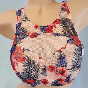 PINK Victoria's Secret Push Up Bra Size XS Floral - Picture 1 of 7