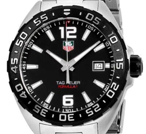 TAG Heuer Formula1 Black Dial Mens Watch 41 WAZ1110.BA0875 - Picture 1 of 8