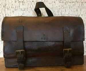 ANTIQUE Cavalry Veterinary 1916 World War One J Cripps Leather Wallet Bag WW1 - Picture 1 of 23