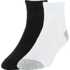 Gildan Smart Basics Boy's Crew Socks (White & Black) - Picture 1 of 1