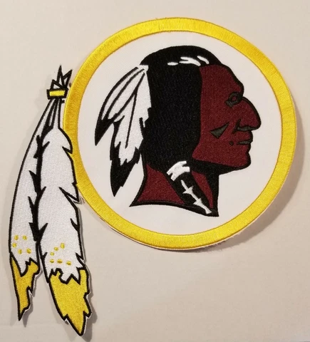 Washington Redskins HUGE 10" Jacket Size Iron/Sew On Embroidered Patch~FREE Ship Cover