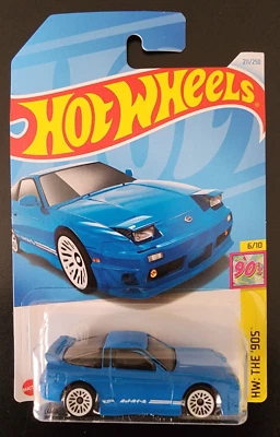 Hot Wheels 96 Nissan 180SX Type X Diecast Car Blue HW The 90s 2024 Release - Изображение 1 из 2