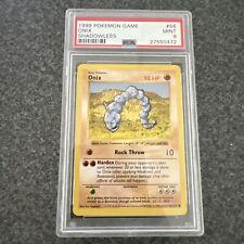 2010 Pokemon onix #56 Heartgold & Soulsilver Rev. Foil unleashed KSA 9 Mint