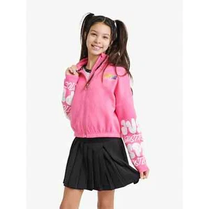 Justice Girls J-Sport Activo Cremallera Completa Falso Cuello Talla L 12-14 ROSA NUEVO CON ETIQUETAS - Imagen 1 de 7