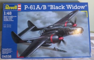 Sellado de fábrica 2000 Revell P-61A/B-Black Widow-1:48- # 04538-Nivel 5-RARO - Imagen 1 de 14