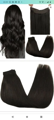 Ruwiss Halo Extension Flip Remy Hair 20" TF2/8/2# - Bild 1 von 4