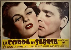 El Cuerda Por Sabbia-Lobby - Original Tarjeta Fotobusta-Corinne Calvet, - Imagen 1 de 1