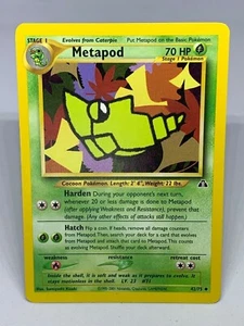 Metapod - Pokemon card - Neo Discovery - 42/75 - 8️⃣ - Picture 1 of 11